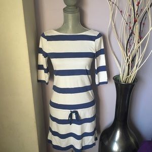 Ralph Lauren Rugby white & blue stripe dress
